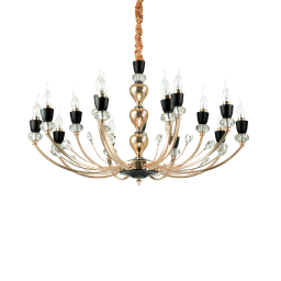 206639 Lampa wisząca vanity sp15 black Ideal Lux - Mega RABATY w koszyku %