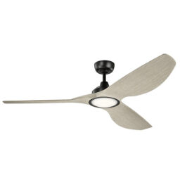 KLF-IMARI-65-SBK Wentylator sufitowy Imari – 165 cm – Satynowa czerń Elstead  - Mega RABATY w koszyku %