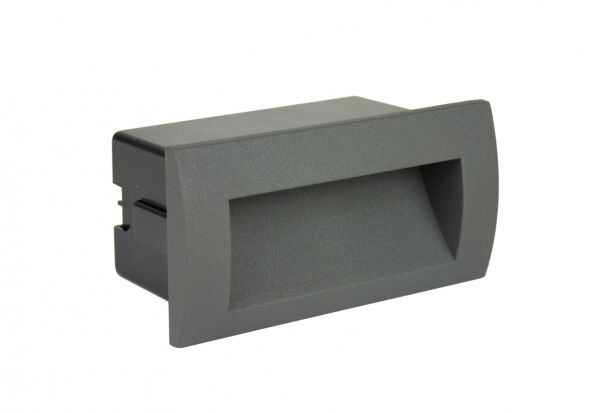 Mur-Led M2031 Lampa ogrodowa ciemny popiel SU-MA - Mega RABATY W KOSZYKU %