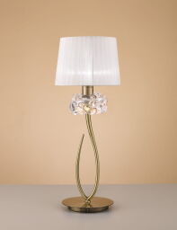 4736 Lampa stołowa MANTRA LOEWE ANTIQUE BRASS 4736 Mantra - Mega RABATY w koszyku %