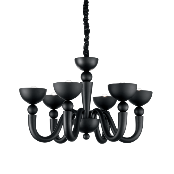 140339 Lampa wisząca bon bon sp6 black Ideal Lux - Mega RABATY w koszyku %
