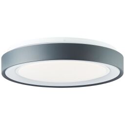 G97191/63 Tessy LED Lampa sufitowa 39cm antracyt/szer/chrom Tuya-App Brilliant