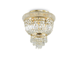 200996 Plafon dubai pl3 brass Ideal Lux - Mega RABATY w koszyku %