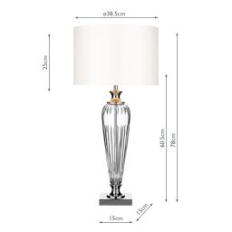 HIN4208 Hinton Lampa stołowa Dar Lighting - rabaty 20% w koszyku
