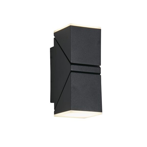 36170BK Montana LED Outdoor Wall Light, Black Searchlight