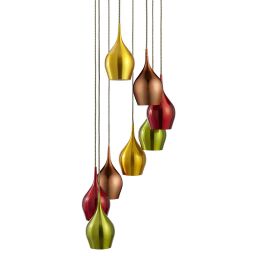 6468-8 Vibrant 8Lt Multi-Drop Lampa wisząca Multi-Coloured Searchlight od ręki