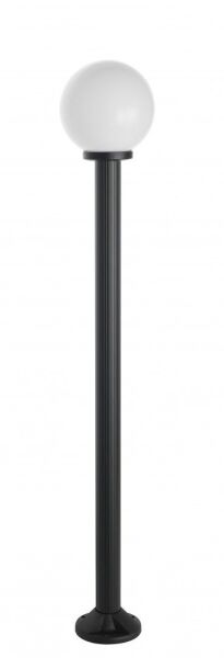 Kule K 5002/1/K 200 Lampa stojąca słupek czarny SU-MA - Mega RABATY W KOSZYKU %