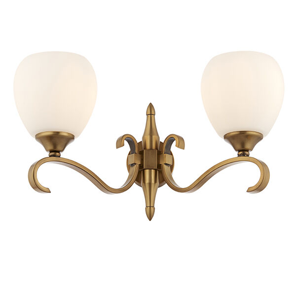 63454 Columbia brass 2lt Kinkiet Interiors1900 - MEGA rabaty w koszyku %