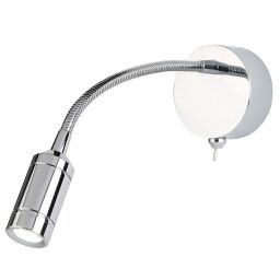 2256CC Flexy LED Adjustable Kinkiet - Chrome Searchlight