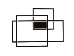 Geometric W0233D Kinkiet czarny z funkcją ściemniania światła  Maxlight