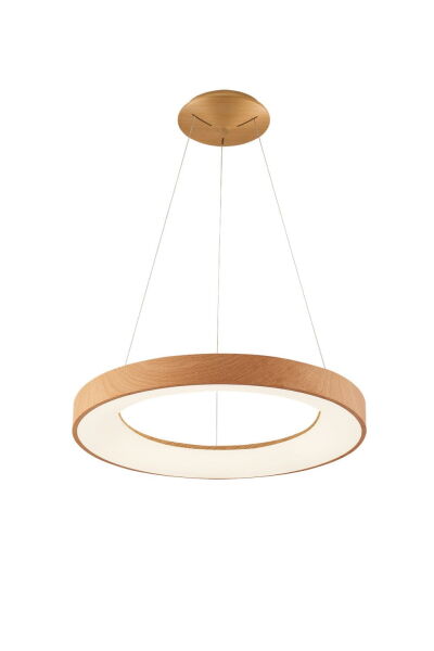 Lampa wisząca SANTANA PENDANT 60 CCT Drewno - biały Sterowana pilotem AZ5010 AZzardo