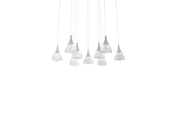 Lampa wisząca DALMATIA 9 biała AZ3144 Azzardo