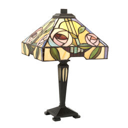 64386 Tiffany Willow 1lt lampa stołowa Interiors1900 - rabaty 25% w koszyku