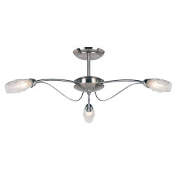 9009-3SC Plafon Mercury 3  semi flush Endon - MEGA rabaty w koszyku %