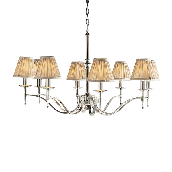 63635 Stanford nickel 8lt lampa wisząca Interiors1900 - MEGA rabaty w koszyku %