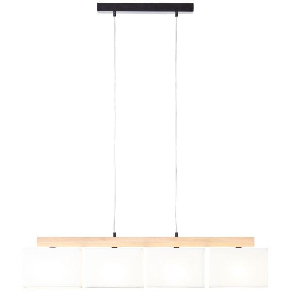 99441/35 Lampa wisząca Rayan 4flg dąb olejowany/biały Brilliant
