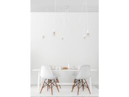 9744 LAMPA WISZĄCA SPIDER 5 BIAŁA--rabaty 15% w koszyku
