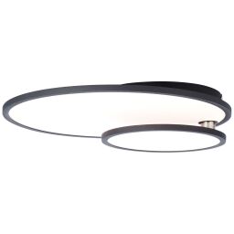 G97031/06 Panel sufitowy Bility LED 61x45 cm czarny od ręki