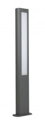 Evo GL15403 Lampa stojąca słupek ciemny popiel SU-MA - Mega RABATY W KOSZYKU %