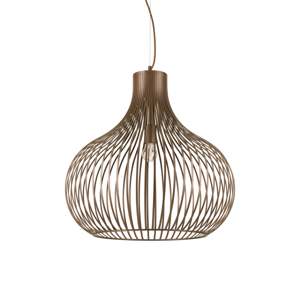 205311 Lampa wisząca onion sp1 d60 brown Ideal Lux - Mega RABATY w koszyku %
