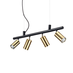 244624 Lampa wisząca dynamite sp4 satin brass Ideal Lux - Mega RABATY w koszyku %