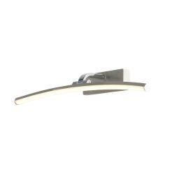 79822-50SS Santorini Picture Light - Satin Silver & Polished Chrome Searchlight