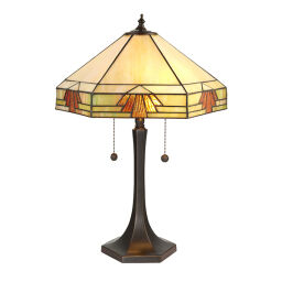 64286 Tiffany Nevada 2lt lampa stołowa Interiors1900 - MEGA rabaty w koszyku %