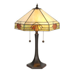 64286 Tiffany Nevada 2lt lampa stołowa Interiors1900 - rabaty 25% w koszyku