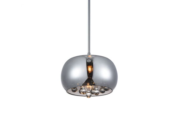 Lampa wisząca BURN 1 chrom - kryształ AZ3082 Azzardo