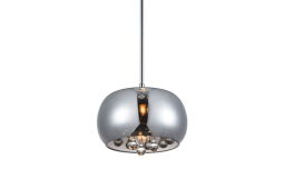 Lampa wisząca BURN 1 chrom - kryształ AZ3082 Azzardo