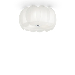 093963 Plafon ovalino pl5 white Ideal Lux - Mega RABATY w koszyku %