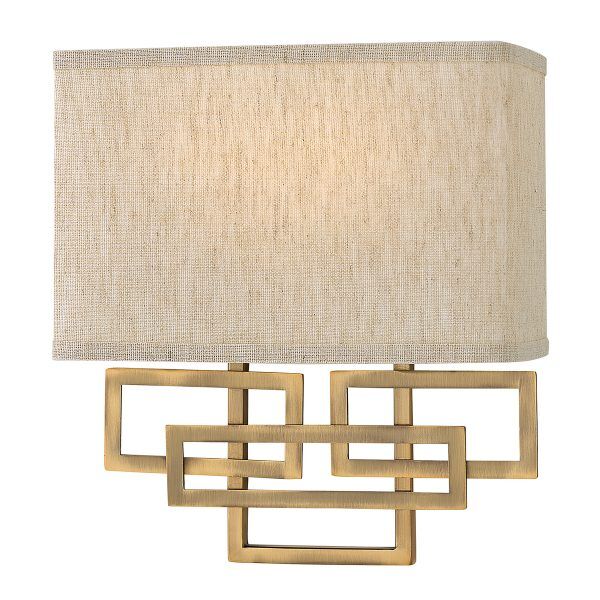 HK-LANZA2-BR Lampa ścienna Lanza 2 Light – szczotkowany brąz Elstead - Mega RABATY w koszyku %