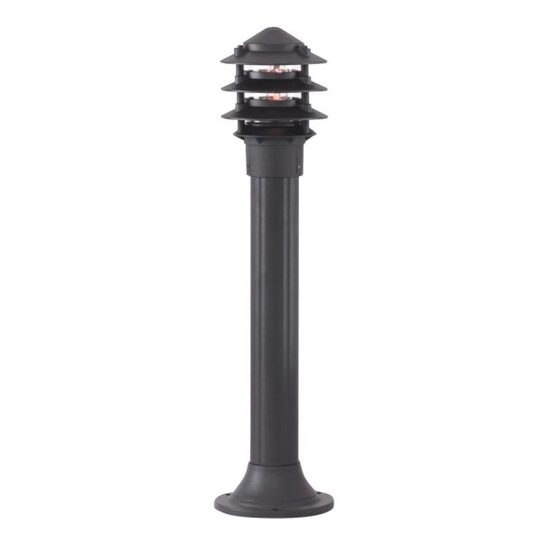 1076-730 Bollards 730mm Słupek ogrodowy - czarny Aluminium & szkło, IP44 Searchlight