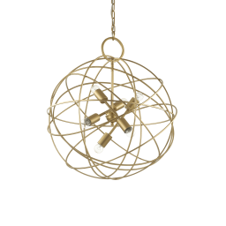 156026 Lampa wisząca konse sp6 gold Ideal Lux - Mega RABATY w koszyku %