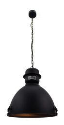 HK19243S76 Lampa wisząca Kiki 1-płomień czarny korund