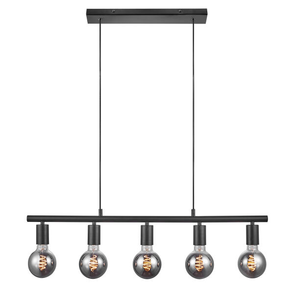 2213273003 Paco 5-Spot Lampa wisząca Czarny Nordlux - Mega RABATY w Koszuku %