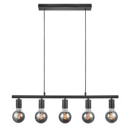 2213273003 Paco 5-Spot Lampa wisząca Czarny Nordlux - Mega RABATY w Koszuku %