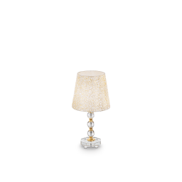 077741 Lampa stołowa queen tl1 medium gold Ideal Lux - Mega RABATY w koszyku %