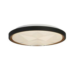 26185-415 Satellite LED Flush, Black with Star Effect Diffuser Searchlight
