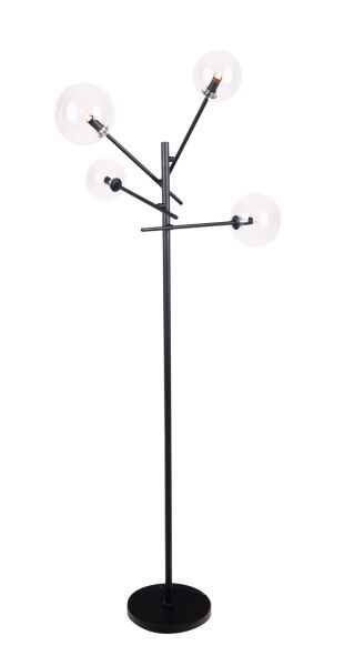 LOLLIPOP F0051 LAMPA STOJĄCA CZARNA  Maxlight