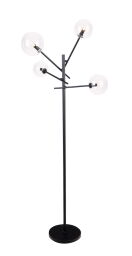 LOLLIPOP F0051 LAMPA STOJĄCA CZARNA  Maxlight