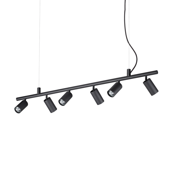 231396 Lampa wisząca dynamite sp6 black Ideal Lux - Mega RABATY w koszyku %