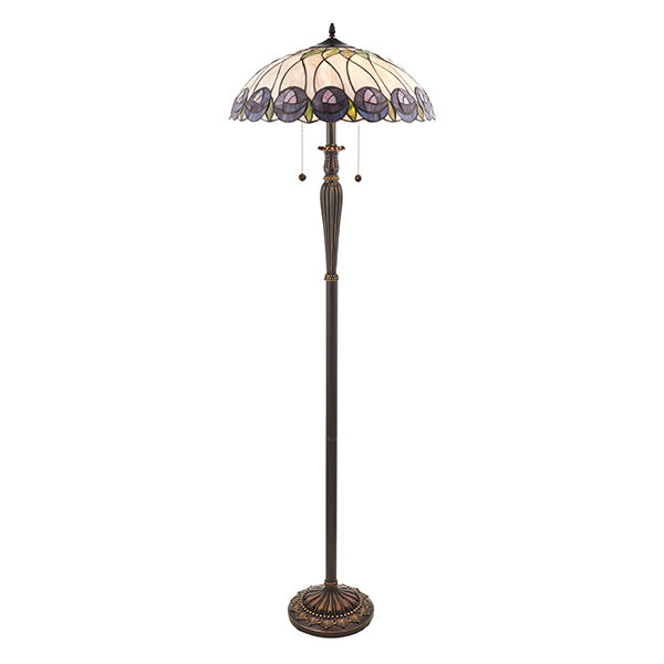 64172 Tiffany Hutchinson 2lt lampa stojąca Interiors1900 - MEGA rabaty w koszyku %