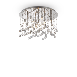 077802 Plafon moonlight pl12 chrome Ideal Lux - Mega RABATY w koszyku %
