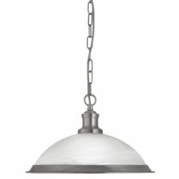 1591SS BISTRO LAMPA WISZĄCA SATYNOWA
