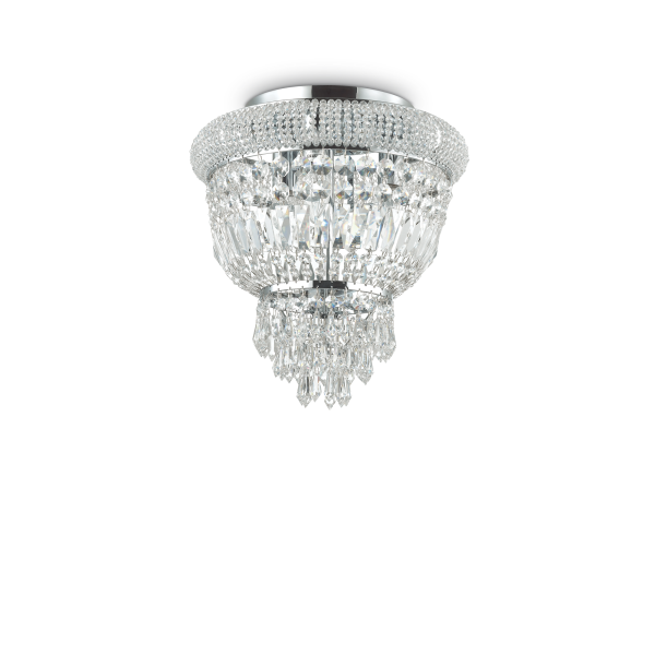 207162 Plafon dubai pl3 chrome Ideal Lux - Mega RABATY w koszyku %