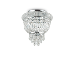 207162 Plafon dubai pl3 chrome Ideal Lux - Mega RABATY w koszyku %