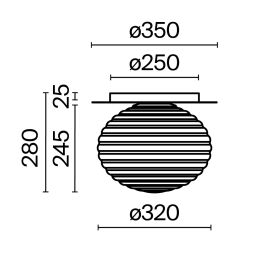 MOD268CL-01B Lampa sufitowa Reels Maytoni - Mega RABATY % w koszyku