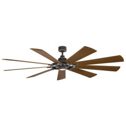 KLF-GENTRY-85-WZ Wentylator sufitowy Gentry XL – 216 cm – Stary cynk Elstead  - Mega RABATY w koszyku %