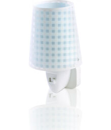 80225T Kids LED Lampka nocna Vichy niebieska Dalber - rabaty 8% w koszyku
